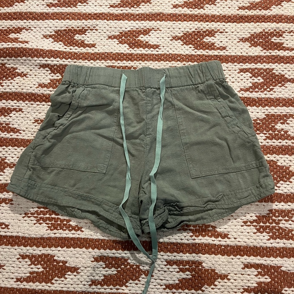 Navy green shorts